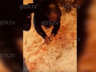Опубликованы кадры с последними минутами жизни предполагаемого педофила в Уфе 