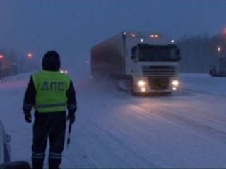 В Башкирии из-за непогоды ограничено движение сразу на двух автотрассах