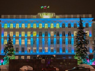 В Уфе отключат подсветку здания мэрии