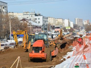 В Уфе продлят ограничение движения на одной из самых длинных улиц из-за ремонта