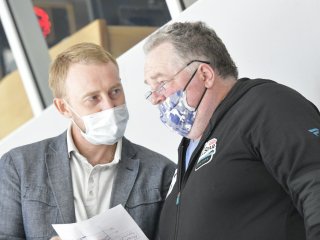 «Салават Юлаев» определился с тренером вратарей. Он уже присутствует на матче (ФОТО)