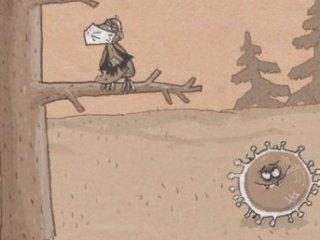 В Уфе студия «Муха» и известный карикатурист создали мультфильм про коронавирус