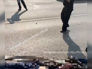 В Уфе произошла жуткая авария (ВИДЕО)