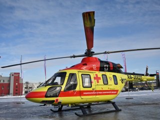 В Башкирии экстренную пациентку доставили в Уфу вертолетом санавиации