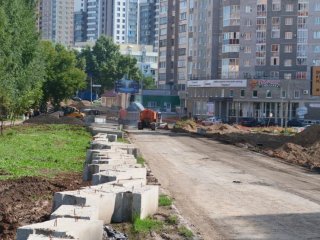 В Уфе по бульвару Хадии Давлетшиной введут двухстороннее движение