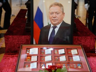 В Уфе проходит церемония прощания с Ульфатом Мустафиным (ФОТО)