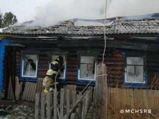 В Башкирии пожар унес жизнь пожилого мужчины