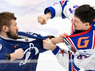 «Динамо» – СКА. Тарасов и Артем Швец-Роговой подрались (ВИДЕО)