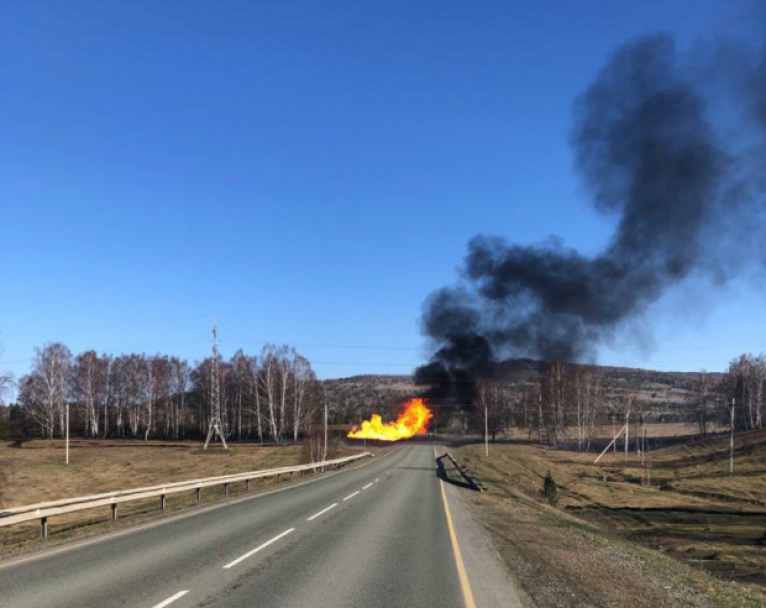 В Белорецком районе после возгорания газопровода объявлен режим ЧС В Белорецком районе после возгорания газопровода объявлен режим ЧС