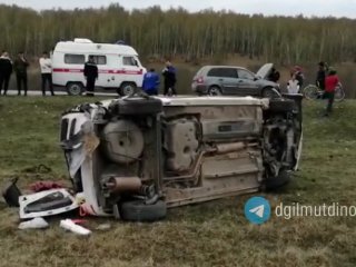 В Башкирии перевернулся автомобиль и унес жизнь 33-летнего водителя (ВИДЕО)