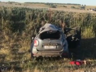 В ДТП с опрокинутым автомобилем в Башкирии погиб мужчина