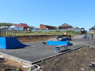 В районе Башкирии появился скейт-парк