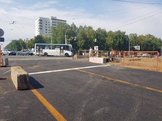 В Уфе частично открыто движение по улицам имени Города Галле и Комсомольской 
