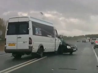 Опубликовано видео момента смертельного ДТП с автобусом «Башавтотранс»