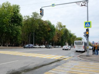 В Уфе по просьбе жителей был установлен светофор вызывного типа

