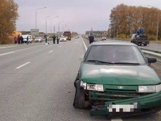 В Уфимском районе погиб в ДТП 40-летний мужчина