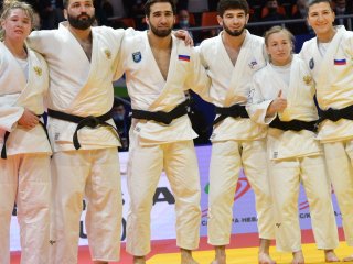 Сборная России заняла третье место на командном чемпионате Европы по дзюдо в Уфе