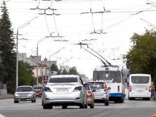 Из-за снегопада в Уфе образовались девятибалльные пробки