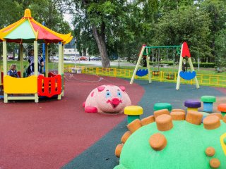 В Башкирии открылась инклюзивная игровая площадка для детей с ОВЗ