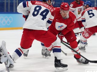 Сборная России уступила Чехии в овертайме, но вышла в четвертьфинал Олимпиады