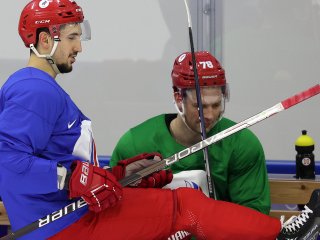Стали известны сочетания хоккейной сборной России на первой тренировке в Пекине