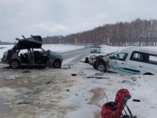 В Башкирии трое детей получили травмы в результате ДТП