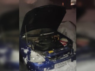 В поселке под Уфой в машине сгорел 34-летний мужчина