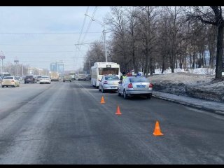В Уфе после аварии между автобусами в больницу попал пассажир
