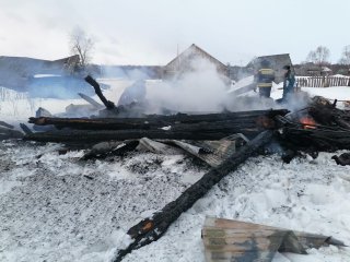 В районе Башкирии в пожаре погиб инвалид