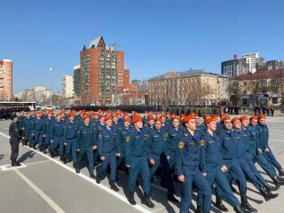 В Уфе начались репетиции парада в День Победы