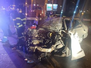 В ночной аварии в Уфе погиб 25-летний водитель