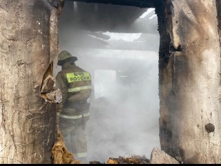 В районе Башкирии в своем доме сгорел мужчина