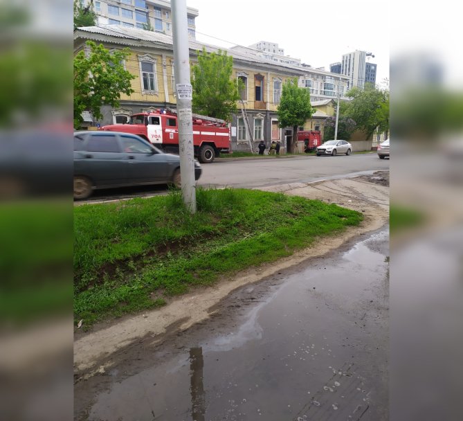 В Уфе произошел пожар в усадьбе Лапиной В Уфе произошел пожар в усадьбе Лапиной