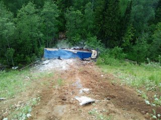 В кювете на дороге Башкирии нашли погибшего водителя в грузовике