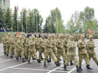 «Быть добровольцем — высокая честь»: в Башкирии проводили батальон имени Шаймуратова
