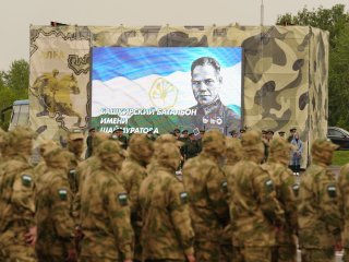 «Мужчины с большой буквы»: как в Башкирии провожали добровольческий батальон имени Минигали Шаймуратова