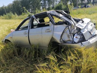 После опрокидывания автомобиля погиб 35-летний житель Башкирии