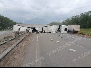 В Башкирии из-за авариии на трассе М-5 перекрыли движение