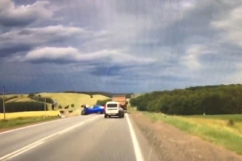 В Башкирии в массовой аварии пострадали два мотоциклиста В Башкирии в массовой аварии пострадали два мотоциклиста