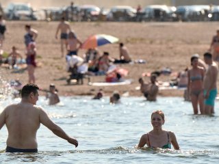 В Уфе пляж на озере Кашкадан стал официальным