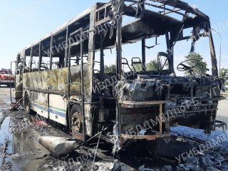 Прокуратура Башкирии проводит проверку по факту возгорания автобуса с пассажирами
