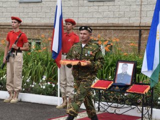 В Башкирии увековечили имя погибшего на Украине Ильгизара Зиннурова