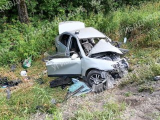 В Башкирии во встречном ДТП погибла женщина, пострадали двое детей