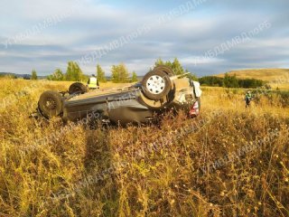 В Сибае два человека погибли в перевернувшемся автомобиле