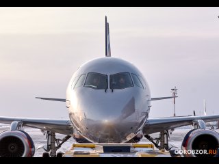 У самолета из Уфы не убрались створки реверса после посадки в Новом Уренгое
