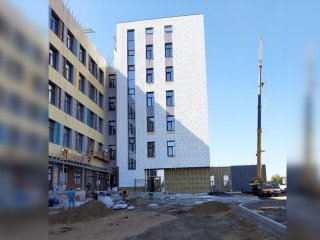 В уфимском Затоне завершают строительство новой многоэтажной поликлиники