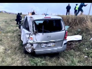Водитель иномарки вылетел в кювет и погиб в Башкирии