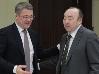 Радий Хабиров встретился с Муртазой Рахимовым