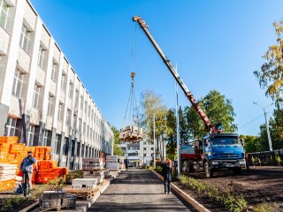 Реконструкция одной из старейших гимназий Уфы близится к завершению