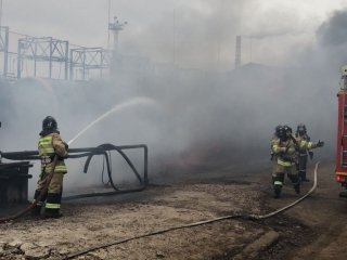 Горение на ж/д станции «Бензин» в Уфе полностью ликвидировано